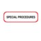 Nevs Position Labels - Special Procedures 1/2" x 1-1/2" White w/Red & Black XP-650 - alternate 1